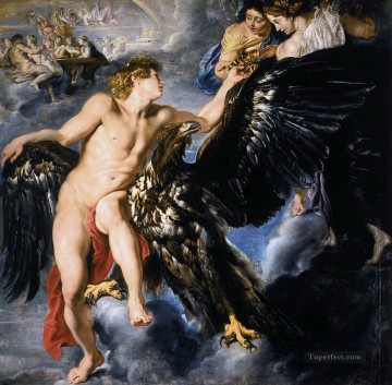Peter Paul Rubens Painting - The Abduction of Ganymede Peter Paul Rubens